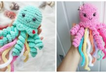Amigurumi Octopus Baby Plush Crochet Free Pattern- Crochet #SeaLife; Toys #Amigurumi; Free Patterns