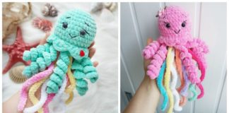 Amigurumi Octopus Baby Plush Crochet Free Pattern- Crochet #SeaLife; Toys #Amigurumi; Free Patterns