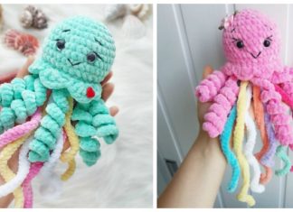 Amigurumi Octopus Baby Plush Crochet Free Pattern- Crochet #SeaLife; Toys #Amigurumi; Free Patterns