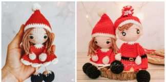 Amigurumi Pascuerita Doll Crochet Free Pattern- Crochet #Dolls; #Amigurumi; Free Patterns