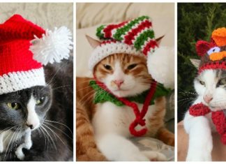 Christmas Cat Hat Crochet Patterns