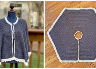 Icing on the Cape Crochet Free Pattern - Women #Cape; Free #Crochet; Patterns