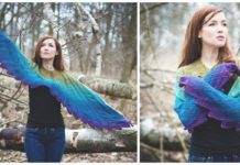 Wingspan Shawl Knitting Pattern - Women #Shawl; #Knitting; Patterns