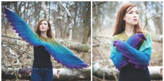 Wingspan Shawl Knitting Pattern - Women #Shawl; #Knitting; Patterns