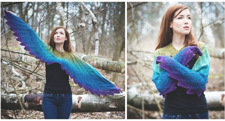 Wingspan Shawl Knitting Pattern Wingspan Shawl Knitting Pattern - Women #Shawl; #Knitting; Patterns