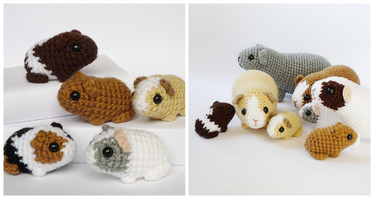 Amigurumi Guinea Pig Crochet Free Pattern Crochet & Tejido de punto