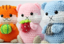 Amigurumi Hamster Crochet Free Pattern - Zoo Animals Toys #Amigurumi; Free Crochet Patterns