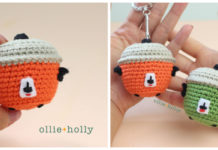 Amigurumi Rice Cooker Crochet Free Pattern - #Keychain Free #Crochet Patterns