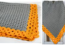 Arcade Waffle Blanket Crochet Free Pattern