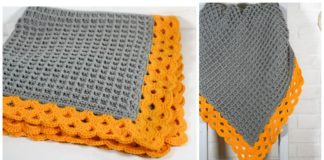 Arcade Waffle Blanket Crochet Free Pattern