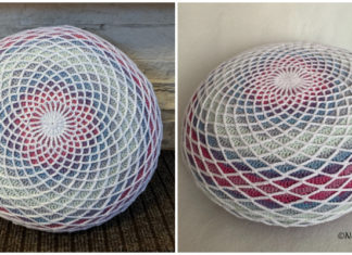 Dreamcatcher Pillow Crochet Free Pattern - #Crochet; Decorative #Pillow; Free Patterns