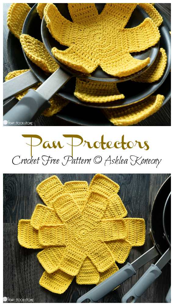 Pan Protectors Crochet Free Pattern