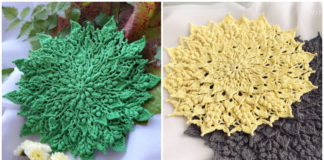 Popcorn Doily Crochet Free Patterns- Decorative #Doily; Free #Crochet; Patterns