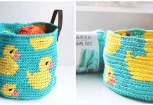 Rubber Ducky Basket Crochet Free Pattern Rubber Ducky Basket Crochet Free Pattern- Storage #Basket; Free #Crochet; Patterns
