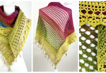 Dreamy Lattice Shawl CAL Crochet Pattern- Trendy Women #Shawl; #Crochet; Patterns
