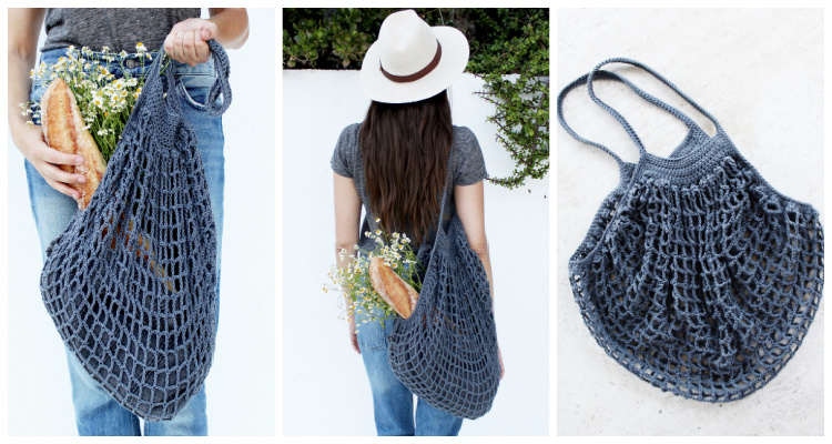 French Market Bag Crochet Free Pattern - Crochet & Knitting