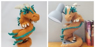 Celestial Dragon Crochet Free Pattern - Free #Amigurumi; #Dragon; Toy Softies Crochet Patterns
