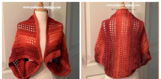 Fire Cracker Shrug Crochet Free Pattern - Women Sweater #Shrug; Free #Crochet; Patterns