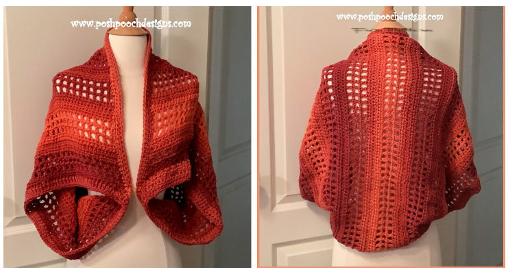 Fire Cracker Shrug Crochet Free Pattern - Women Sweater #Shrug; Free #Crochet; Patterns