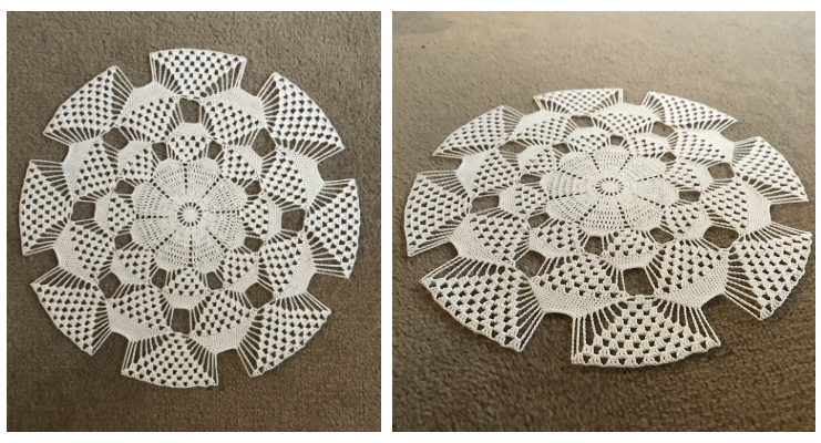 3D Doily Table Topper Crochet Free Pattern [Video] - Decorative #Doily; Free #Crochet; Patterns