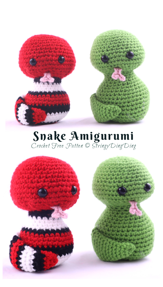 Amigurumi Snake Crochet Free Patterns - Amigurumi Zodiac Animal Crochet Free Patterns