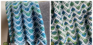 Cascade Blanket Crochet Free Pattern - #Crochet; Ripple #Blanket; Free Crochet Pattern