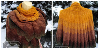 Circle Sunflower Shawl Crochet Free Pattern - Trendy Women #Shawl; Free #Crochet; Patterns
