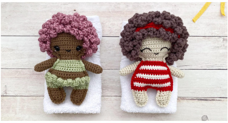 Amigurumi Beach Bum Doll Crochet Free Pattern - Crochet #Dolls; #Amigurumi; Free Patterns