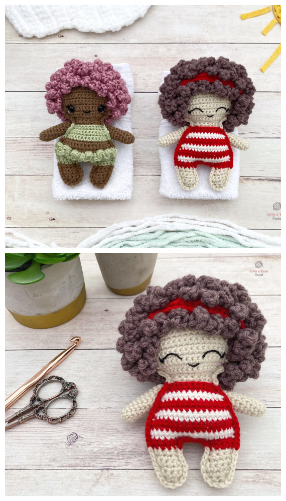 Amigurumi Beach Bum Doll Crochet Free Pattern - Crochet #Dolls; #Amigurumi; Free Patterns 