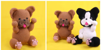 Amigurumi Bulldog Crochet Free Pattern - Crochet Dog #Amigurumi; Free Patterns