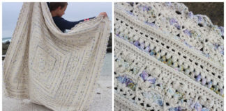 For Blanket Crochet Free Pattern - #Granny; Square #Blanket; #Crochet; Patterns