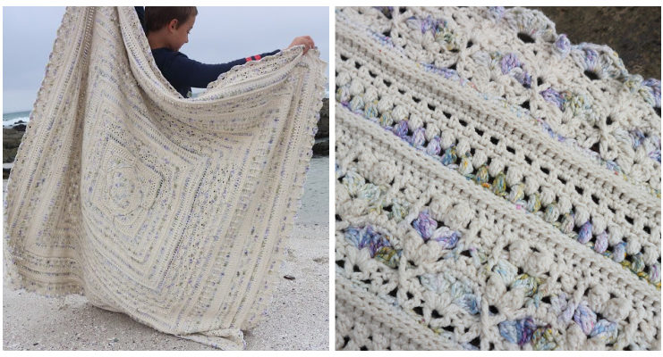 For Blanket Crochet Free Pattern - #Granny; Square #Blanket; #Crochet; Patterns
