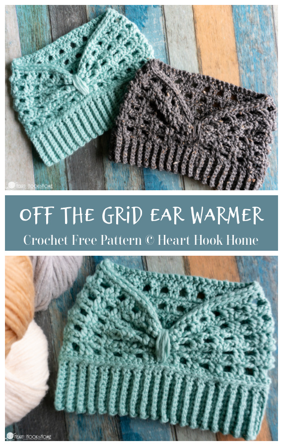 Lace Ear Warmer Crochet Free Pattern - Ear Warmer Headband Free Crochet Patterns