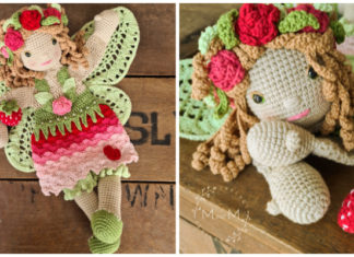 Melly Teddy Ragdoll Blossom Fairy Crochet Free Pattern - Crochet #Dolls; #Amigurumi; Free Patterns