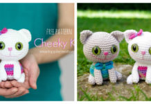 Amigurumi Cheeky Kitty Toy Crochet Free Pattern