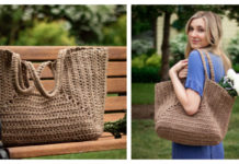 Cove Tote Bag Crochet Free Pattern - Tote #Bag; Free #Crochet; Patterns