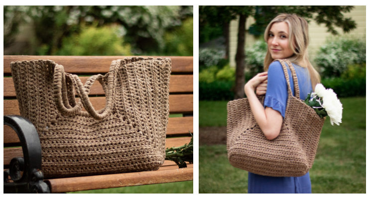 Cove Tote Bag Crochet Free Pattern - Tote #Bag; Free #Crochet; Patterns