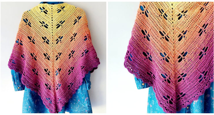 Dragonflies Shawl Crochet Free Pattern Dragonflies Shawl Crochet Free Pattern - Trendy Women #Shawl; #Crochet; Patterns