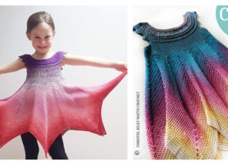 Abigail Fairy Dress Crochet Pattern [Video] - Girl #Dress Free #Crochet Patterns