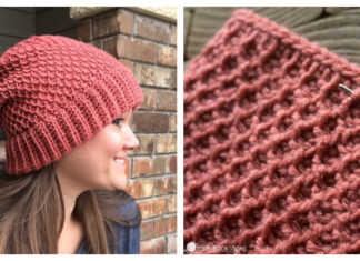 Back in Brugge Slouchy Beanie Crochet Free Pattern - Adult Beanie #Hat; #Crochet; Free Patterns