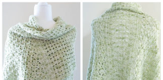 Daphne Shawl Crochet Free Pattern - Women Lace #Shawl; Free #Crochet; Patterns