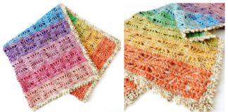 Rainbow Spirit Blanket Crochet Free Pattern - #Granny; Square #Blanket; Free #Crochet; Patterns