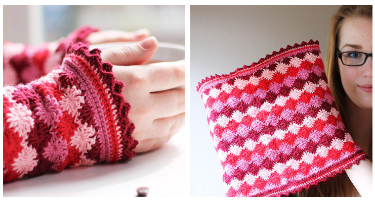 Catherine Wristies& Cowl Set Crochet Free Patterns
