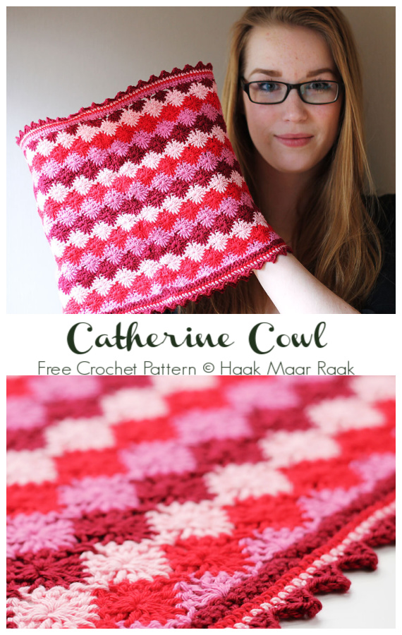 Catherine Wristies& Cowl Set Crochet Free Patterns
