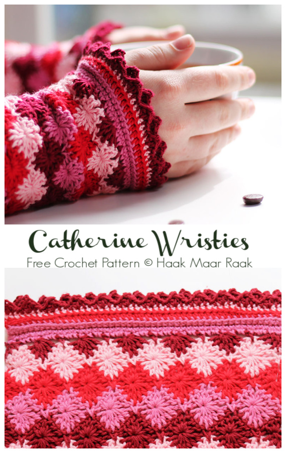 Catherine Wristies& Cowl Set Crochet Free Patterns