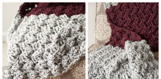 Charlotte Blanket Crochet Free Pattern [Video] - Stripy #Blanket; Free #Crochet; Patterns