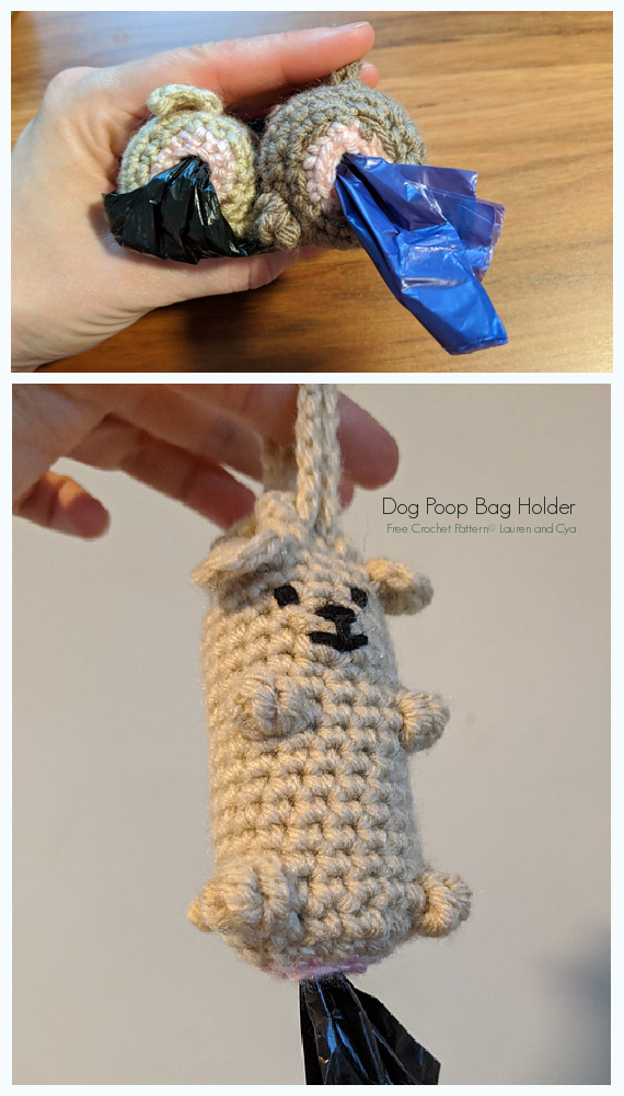 Dog Poop Bag Holder Crochet Free Pattern