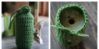 Dog Poop Bag Holder Crochet Free Pattern