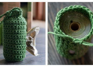 Dog Poop Bag Holder Crochet Free Pattern