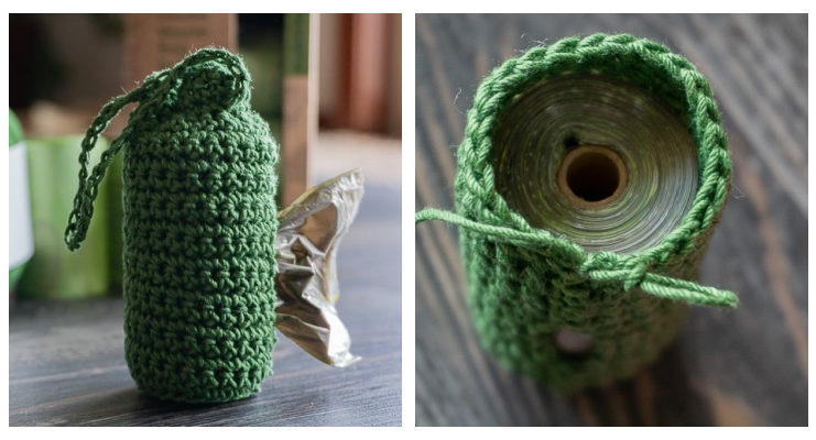 Dog Poop Bag Holder Crochet Free Pattern